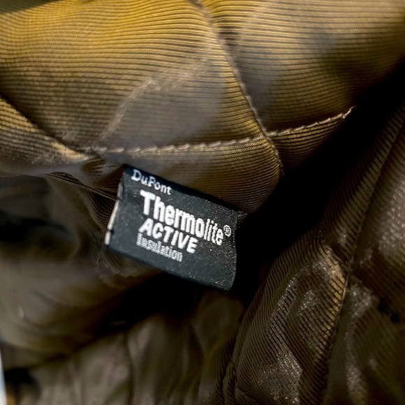 Midnight Velvet women’s soft leather zip Rabbit Fur Collar jacket X-Large #87709 - Picture 11 of 14